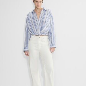 Aritzia little moon Portofino Linen Shirt